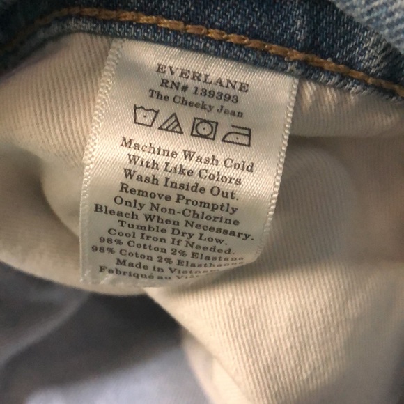 EVERLANE THE CHEEKY JEAN light wash size 26 regular 😍 - Picture 13 of 14